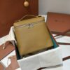 oro Piana Extra Pocket Backpack L23.5 bag brown Eucalyptus Silver ...