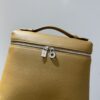 oro Piana Extra Pocket Backpack L23.5 bag brown Eucalyptus Silver ...