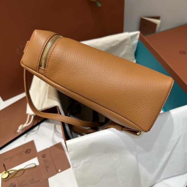 Fashionphile LORO PIANA Grained Calfskin L23.5 Extra Pocket Backpack Warm Tan 1440955