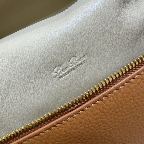 Fashionphile LORO PIANA Grained Calfskin L23.5 Extra Pocket Backpack Warm Tan 1440955