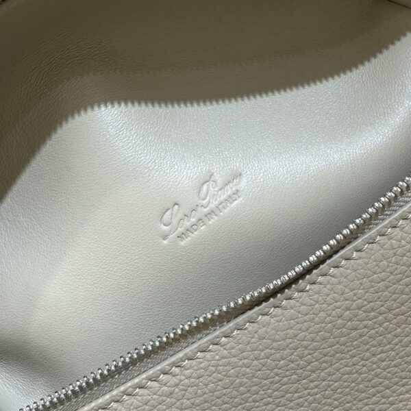 Buy Loro Piana Burgundy Extra Pocket Backpack bag beige in Grained