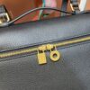Buy Loro Piana Burgundy Extra Pocket bag black in Grained