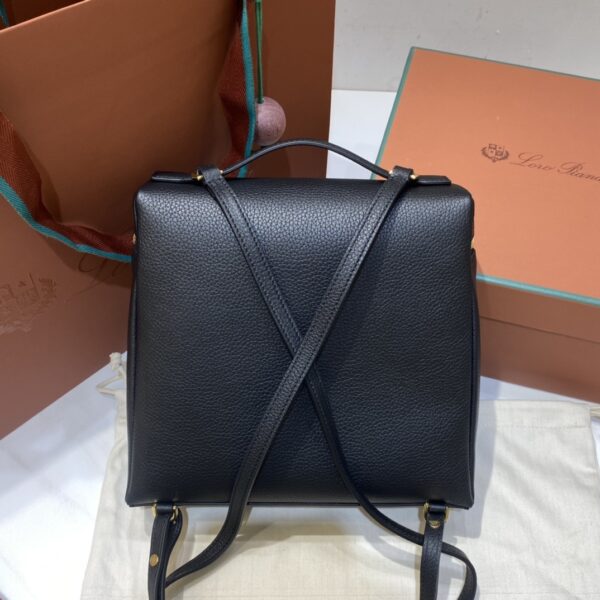 Buy Loro Piana Burgundy Extra Pocket bag black in Grained