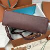 Loro Piana Burgundy Extra Pocket Backpack in Grained