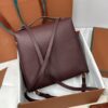 Loro Piana Burgundy Extra Pocket Backpack in Grained