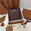 Loro Piana Burgundy Extra Pocket Backpack in Grained