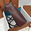 Loro Piana Burgundy Extra Pocket Backpack in Grained