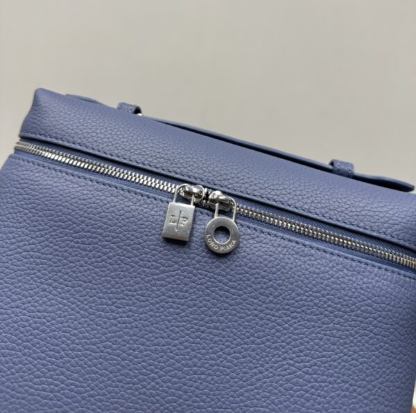 Loro Piana Grained Calfskin L23.5 Extra Pocket bag blue Backpack ...