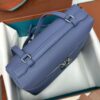 Loro Piana Grained Calfskin L23.5 Extra Pocket bag blue Backpack ...