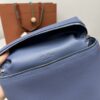Loro Piana Grained Calfskin L23.5 Extra Pocket bag blue Backpack ...