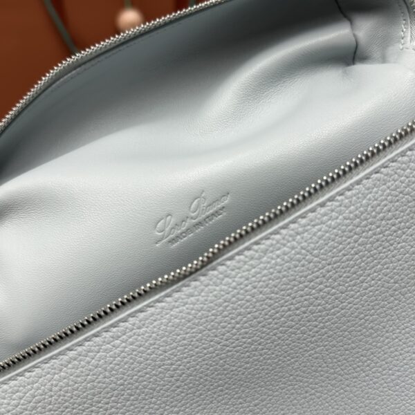 Loro Piana Grained Calfskin L23.5 Extra Pocket bag blue Backpack ...
