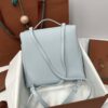 Loro Piana Grained Calfskin L23.5 Extra Pocket bag blue Backpack ...