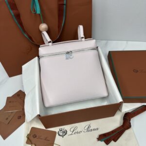 Loro Piana Grained Calfskin L23.5 Extra Pocket bagpink Backpack …