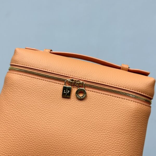 Leather backpack Loro Piana Brown in Leather