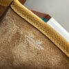 Loro Piana Micro Bale bag Grained Calfskin Dark Lichen yellow | Loro Piana