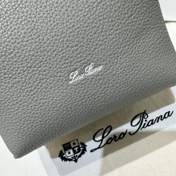 Loro Piana Micro Bale bag Grained Calfskin Yerba Mate | Loro Piana