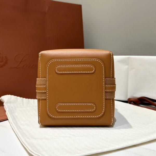 Loro Piana Bale Medium leather crossbody bag Loro Piana bag brown