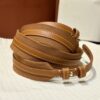 Loro Piana Bale Medium leather crossbody bag Loro Piana bag brown