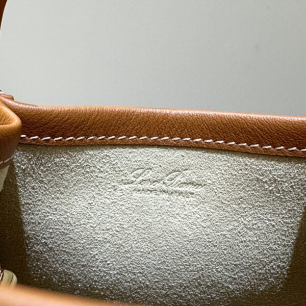 Loro Piana Bale Medium leather crossbody bag Loro Piana bag brown