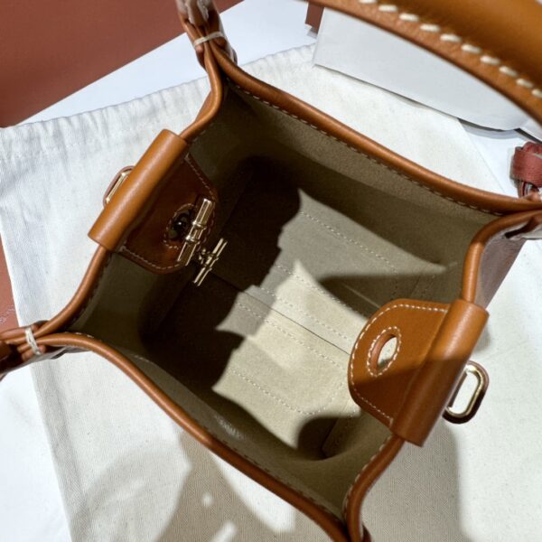 Loro Piana Bale Medium leather crossbody bag Loro Piana bag brown