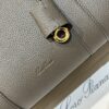 Loro Piana Loom bag L32 Grained Calfskin Whisper brown| Loro Piana