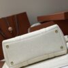 Loro Piana Loom bag L32 Grained Calfskin Whisper White | Loro Piana