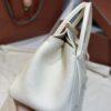 Loro Piana Loom bag L32 Grained Calfskin Whisper White | Loro Piana