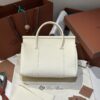 Loro Piana Loom bag L32 Grained Calfskin Whisper White | Loro Piana