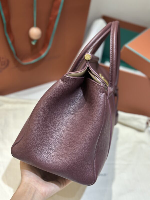 Loro Piana Loom bag L32 Smooth Calfskin dark red | Loro Piana CY