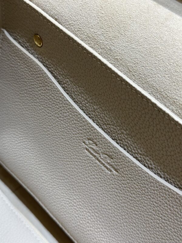 Loro Piana Loom bag L32 Smooth Calfskin white| Loro Piana CY