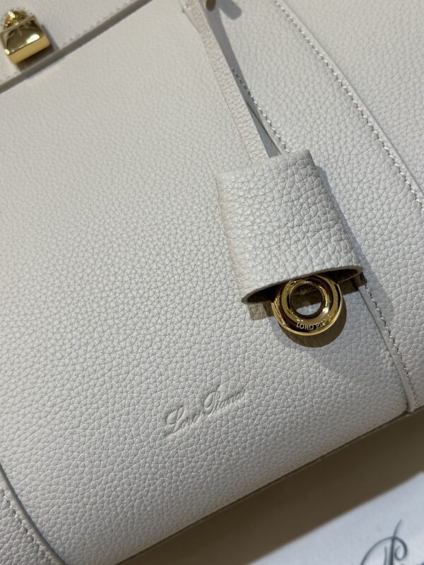 Loro Piana Loom bag L32 Smooth Calfskin white| Loro Piana CY