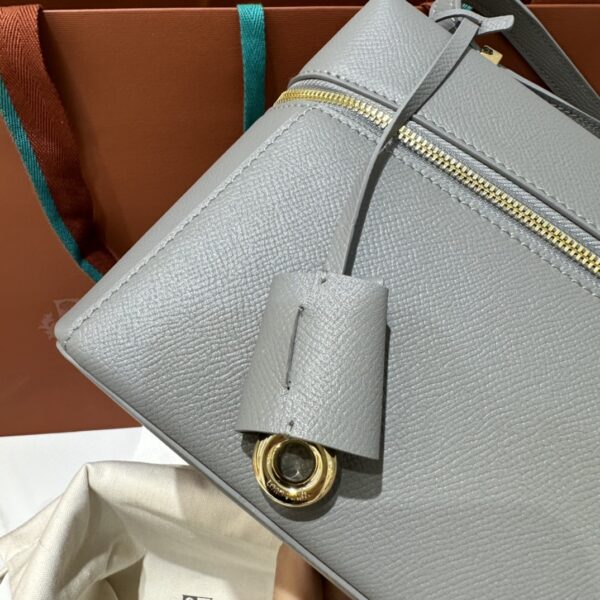 Extra bag L27 leather shoulder bag in dark gray