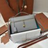 Extra bag L27 leather shoulder bag in dark gray