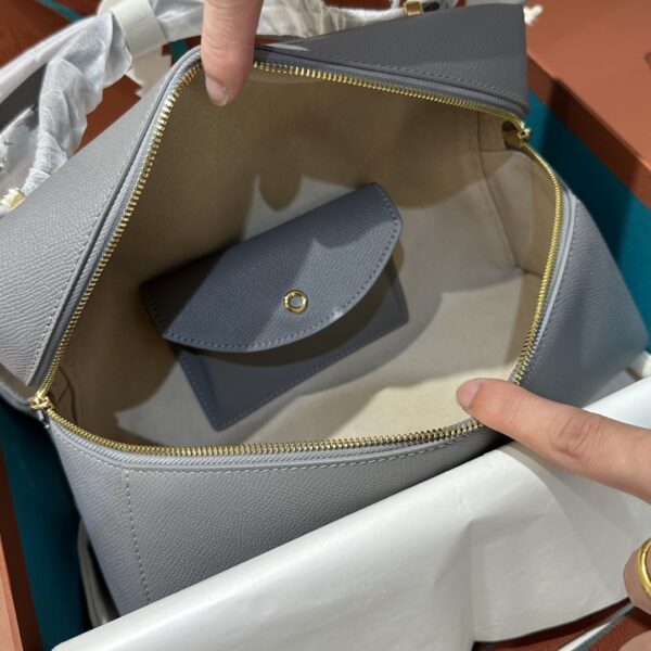 Extra bag L27 leather shoulder bag in dark gray