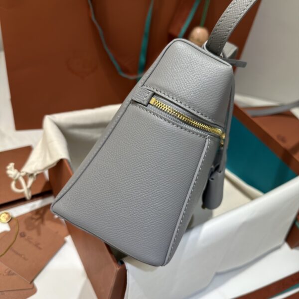 Extra bag L27 leather shoulder bag in dark gray