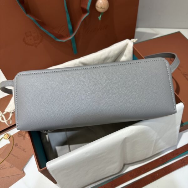 Extra bag L27 leather shoulder bag in dark gray