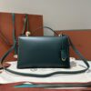 Extra bag L27 leather shoulder bag in  dark green