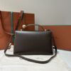 Extra bag L27 leather shoulder bag in brown -black