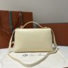 Extra bag L27 leather shoulder bag in beige