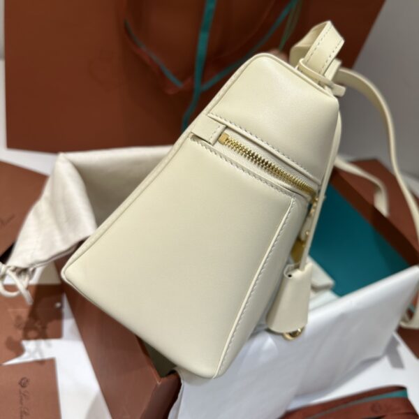Extra bag L27 leather shoulder bag in beige