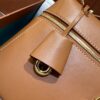 Extra L27 leather crossbody bag in brown- Loro Piana |