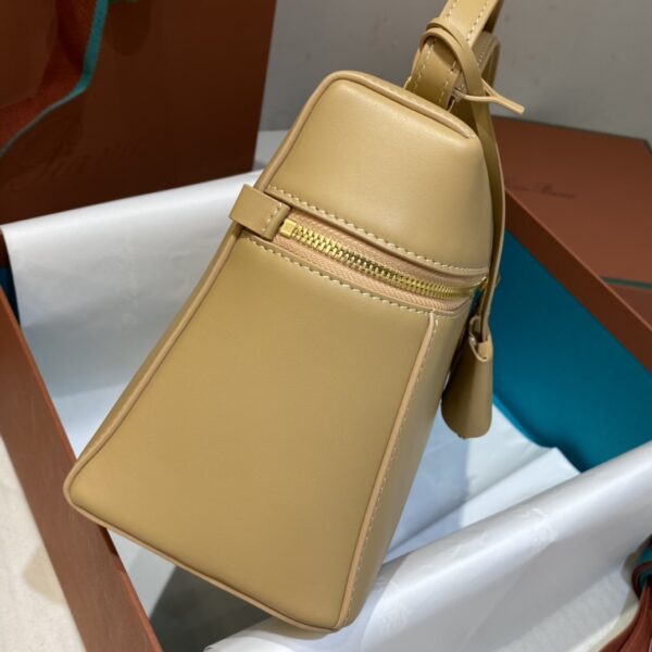 Extra L27 leather crossbody bag in brown - Loro Piana |