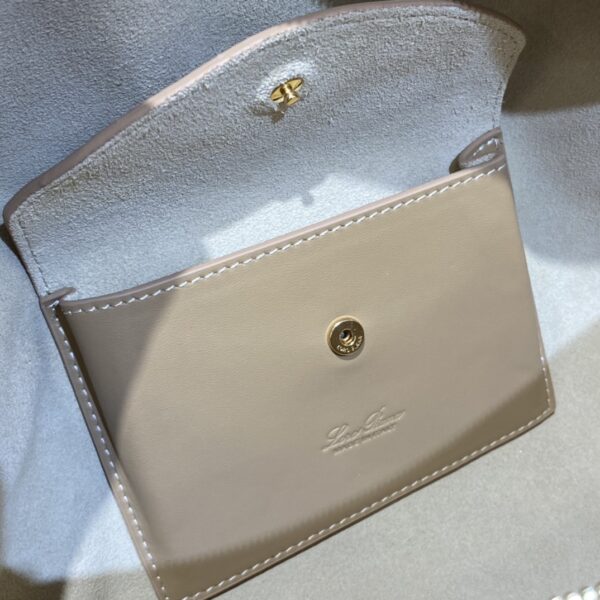 Extra L27 leather crossbody bag in brown - Loro Piana |