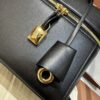 Extra L27 leather crossbody bag in black - Loro Piana |