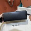 Extra L27 leather crossbody bag in black - Loro Piana |
