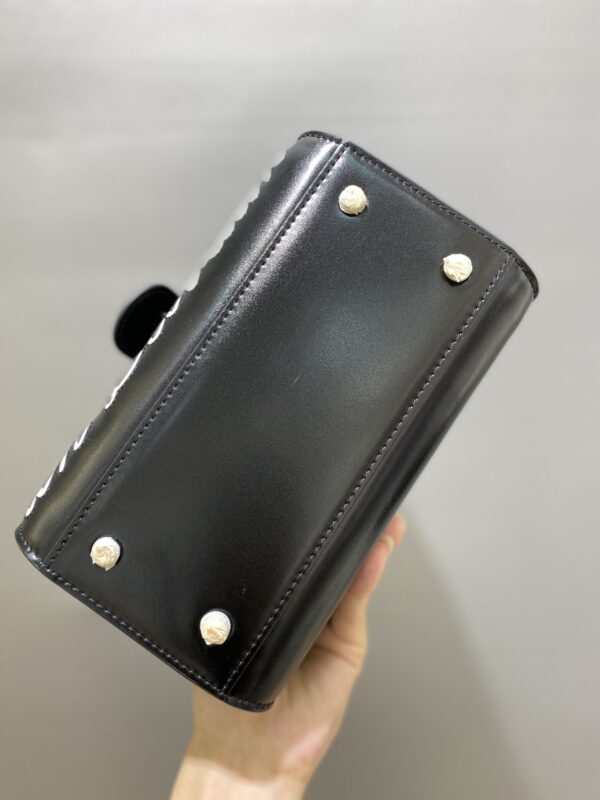 Brillant leather tote Delvaux Black in Leather