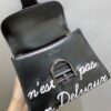 Brillant leather tote Delvaux Black in Leather