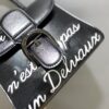 Brillant leather tote Delvaux Black in Leather