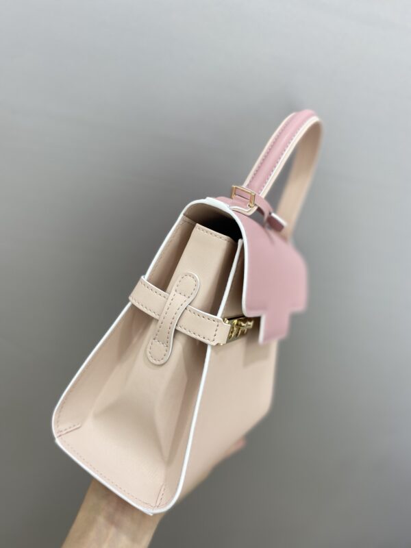 DELVAUX Calfskin MM Tempete Satchel PINK