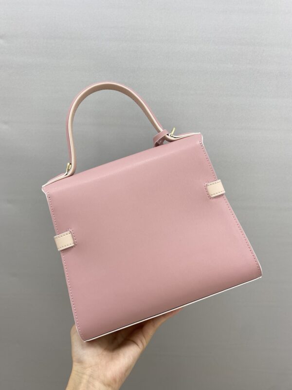 DELVAUX Calfskin MM Tempete Satchel PINK